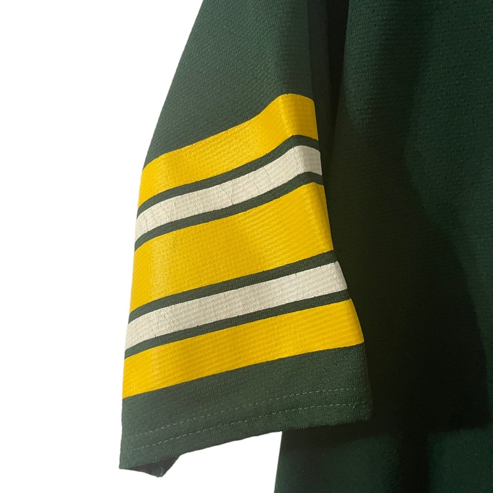 NFL Logo 7 Athletic Green Bay Packers Brett Favre 4 Jersey Large 46-48 - Picture 4 of 12